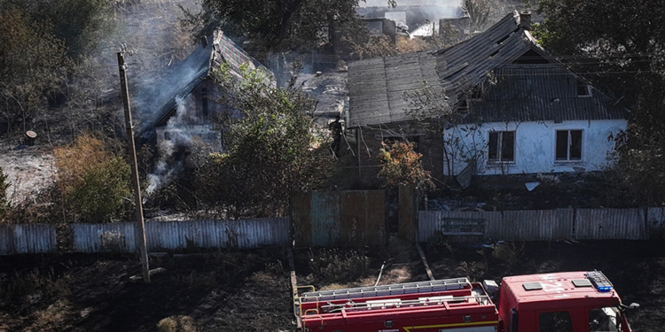 На Миколаївщині вчора в результаті російських обстрілів виникло п’ять пожеж