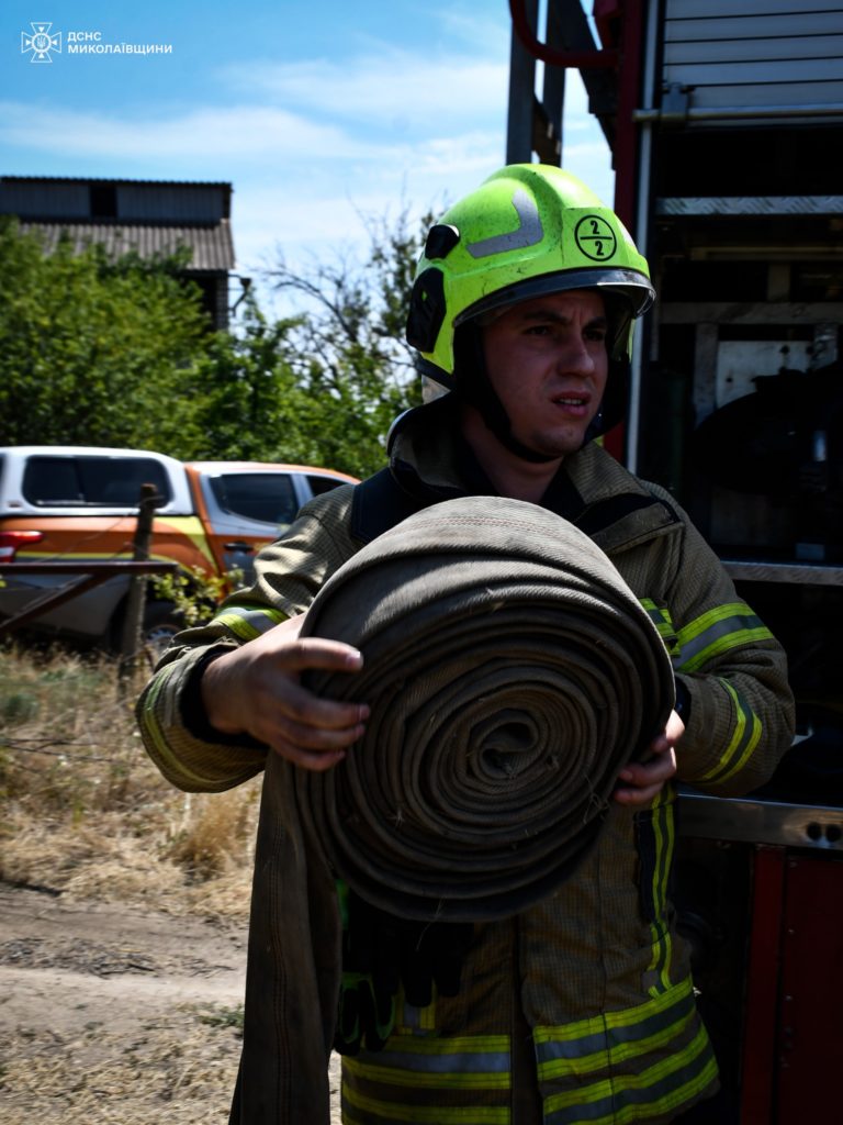 Під Миколаєвом загасили велику пожежу: вигоріло 40 га, вогнеборці буквально відбили дачні будинки у вогню (ФОТО) 2