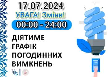 Зміни у графіку відключень для Миколаївщини на сьогодні: одночасне відключення 4 черг