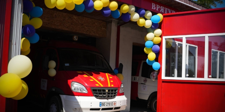 У Вознесенському районі Миколаївщини відкрився новий підрозділ місцевої пожежної охорони (ФОТО)