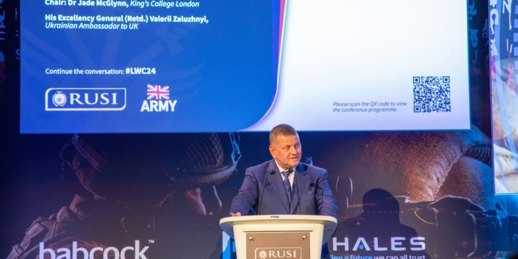“Суспільство має тимчасово відмовитися від низки свобод заради виживання”, – Залужний виступив на RUSI Land Warfare Conference 2024 (ФОТО)