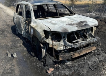 Ворог атакував FPV-дроном Куцурубську громаду Миколаївщини – згоріла автівка, пошкоджений комбайн (ФОТО)
