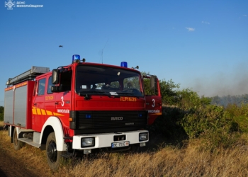 Масштабна пожежа на відкритій території у Миколаєві: відкритого вогню немає, але є тління – вогнеборці чатують