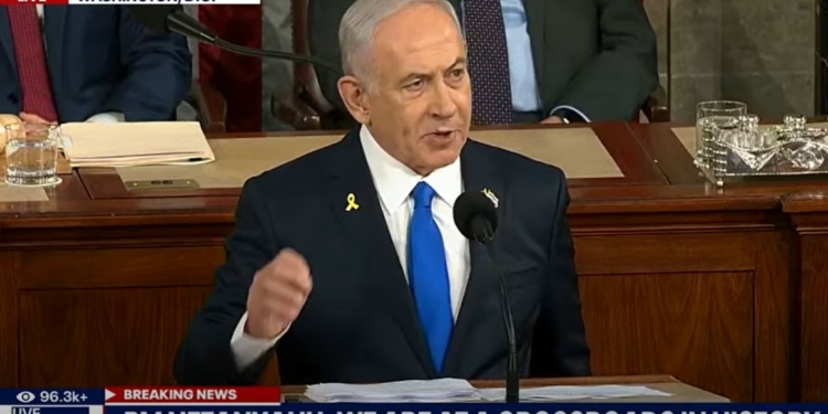 Нетаньягу в Конгресі закликав створити військовий альянс Ізраїль-США, а можливо й ширше (ВІДЕО)