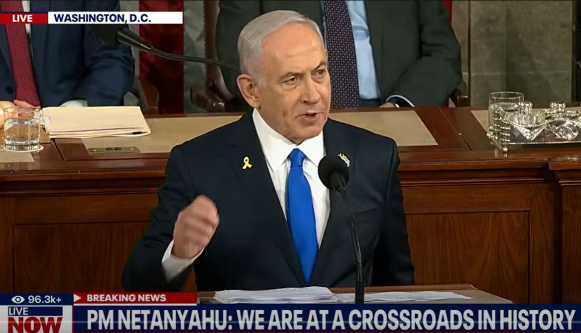 Нетаньягу в Конгресі закликав створити військовий альянс Ізраїль-США, а можливо й ширше (ВІДЕО)