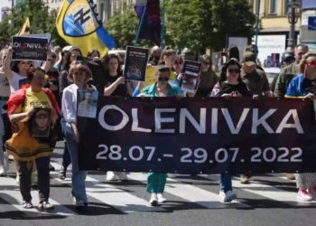 Другі роковини теракту в Оленівці. Як росія продовжує брехати про свою непричетність
