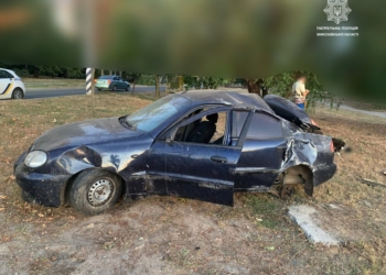 У Миколаєві патрульні затримали нетверезого водія, який скоїв ДТП (ФОТО)