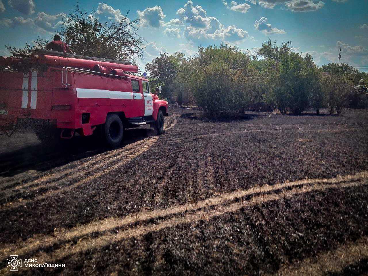 За добу на відкритих територіях Миколаївщини вигоріло понад 20 га (ФОТО)
