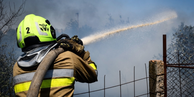 Під Миколаєвом загасили велику пожежу: вигоріло 40 га, вогнеборці буквально відбили дачні будинки у вогню (ФОТО)