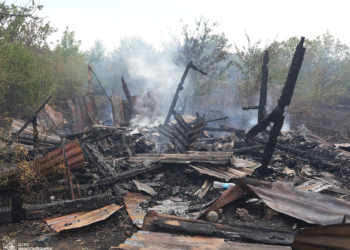 У Миколаєві на Казарського згоріли 2 дачних будинки та 3 госпбудівлі (ФОТО)