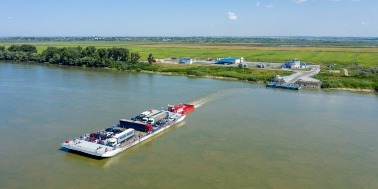 До кінця року поромний комплекс “Орлівка” на Одещині побудує ще один причал (ФОТО)