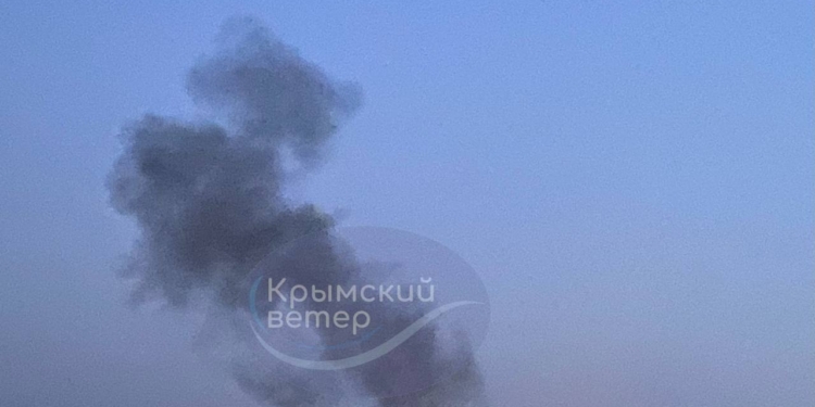 У Криму теж вночі було гучно (ВІДЕО)