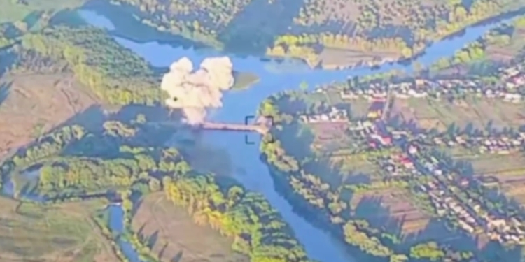 На Курському напрямку ЗСУ знищили ще один міст (ВІДЕО)