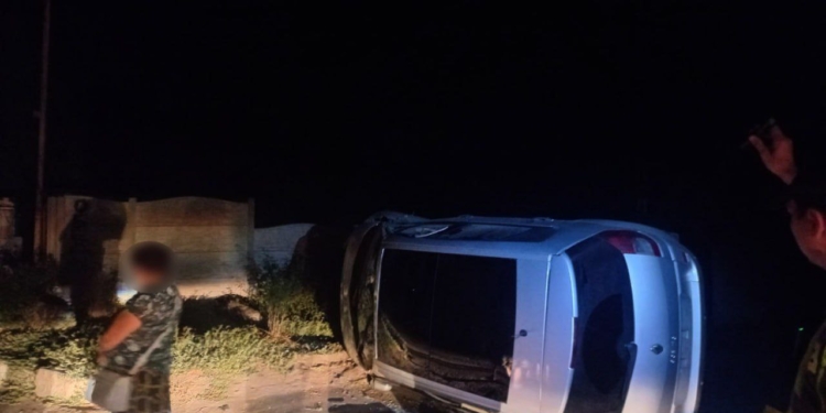 У Миколаєві патрульні відсторонили від керування п’яного водія, який скоїв ДТП, – рівень алкоголю в його крові в 7 разів перевищив норму (ФОТО)