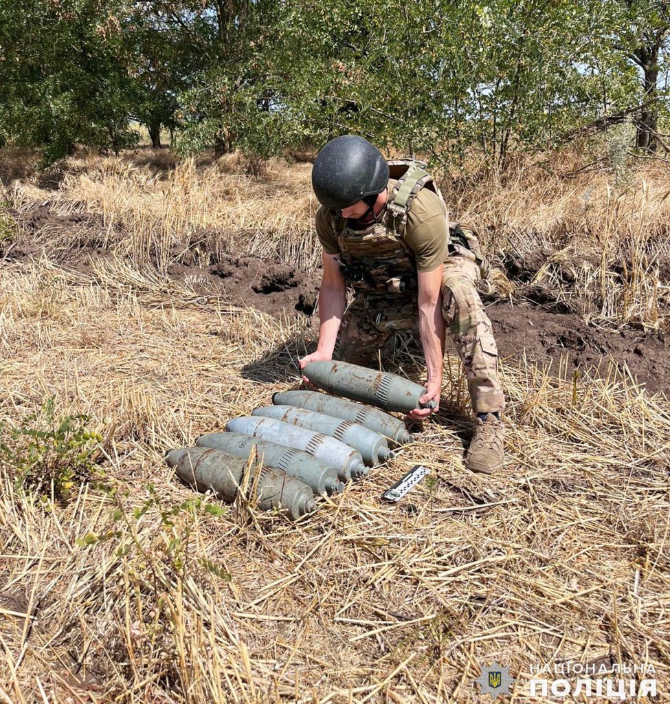 На Миколаївщині вибухотехніки поліції вилучили для подальшого знищення артснаряди (ФОТО) 2