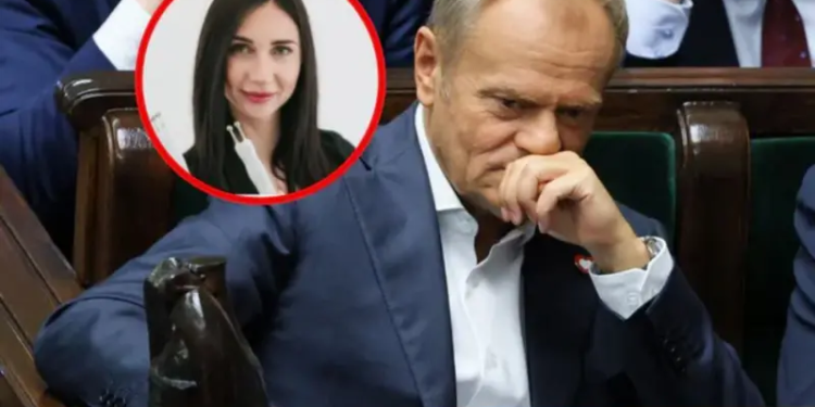 “Янголятко” з салону – у Польщі скандал через українку-помічницю Дональда Туска (ФОТО)