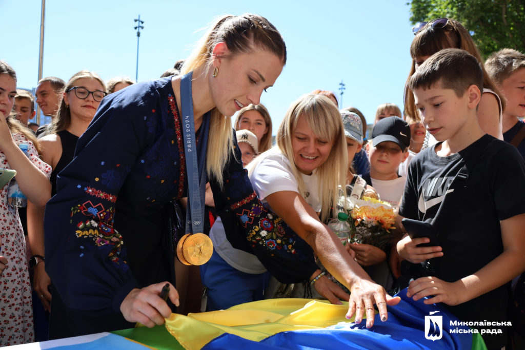 Миколаїв вітав свою зірочку - олімпійську чемпіонку Ольгу Харлан (ФОТО) 22