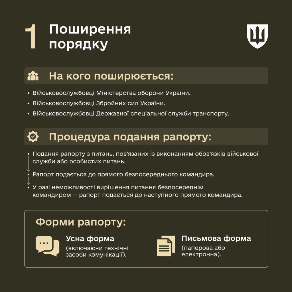 Міноборони запровадило нові правила подання та розгляду рапортів військових 4