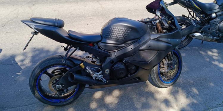 У Миколаєві мотопатруль знову виявив мотоцикл, який перебував у розшуку (ФОТО)