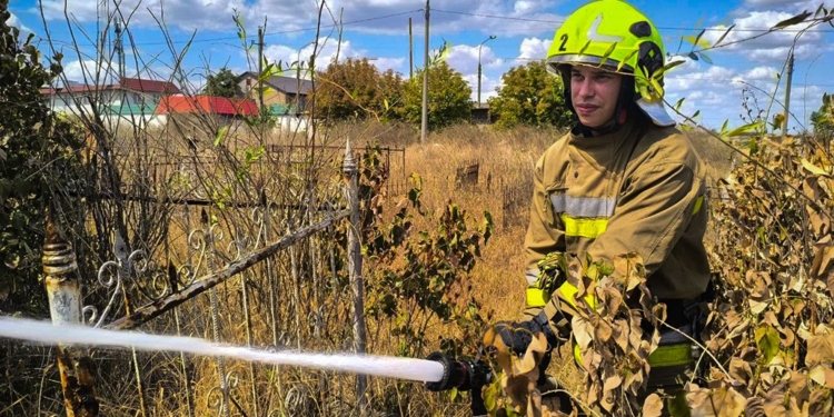 У Миколаєві горить кладовище – на 2 га (ФОТО)