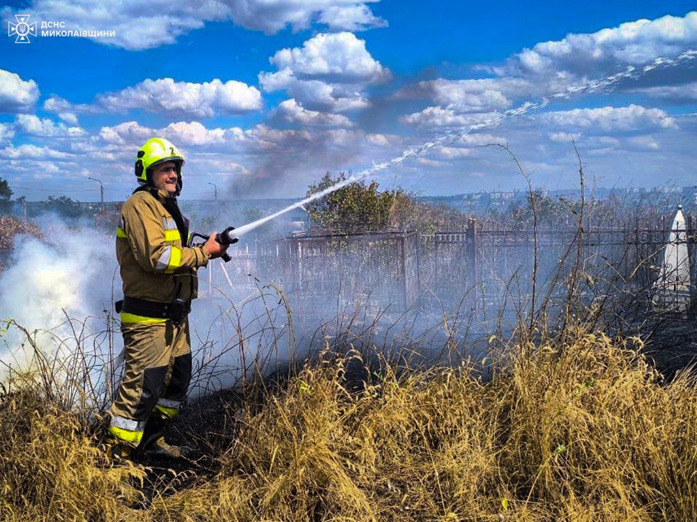 У Миколаєві горить кладовище - на 2 га (ФОТО) 8