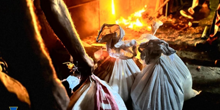 У Львові спалили понад тонну контрабандного героїну вартістю 2,3 млрд грн. (ФОТО)