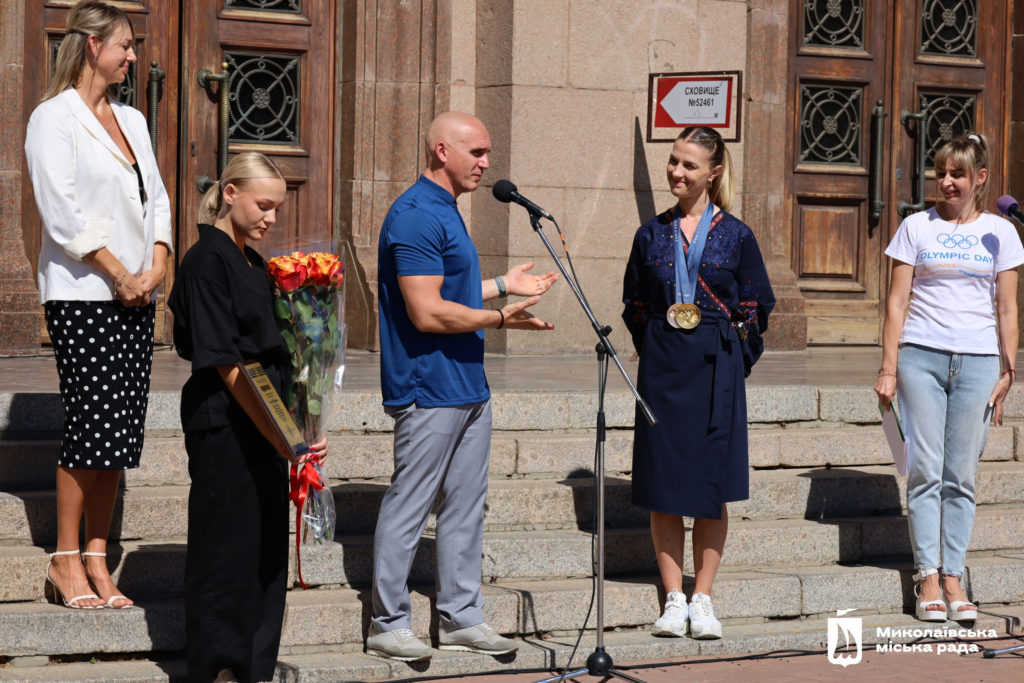 Миколаїв вітав свою зірочку - олімпійську чемпіонку Ольгу Харлан (ФОТО) 10