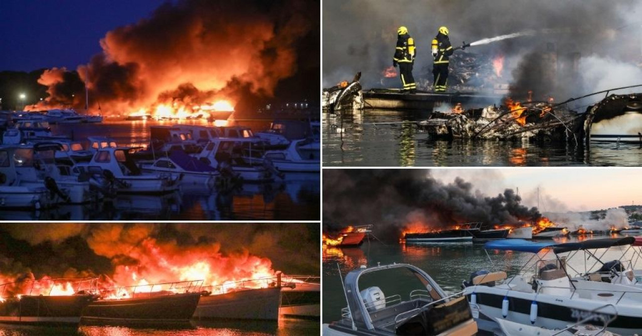 Трьох українців підозрюють у підпалі 35 яхт у Хорватії – вони у розшуку (ФОТО)