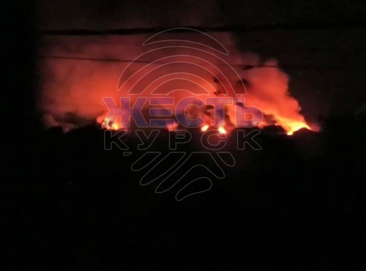 У Курській області спалили колону армії РФ (ВІДЕО)