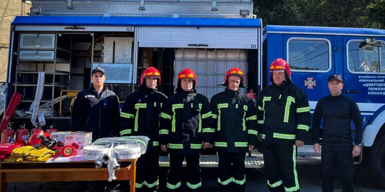 У Врадіївській громаді Миколаївщини запрацював підрозділ добровільної пожежної охорони (ФОТО)