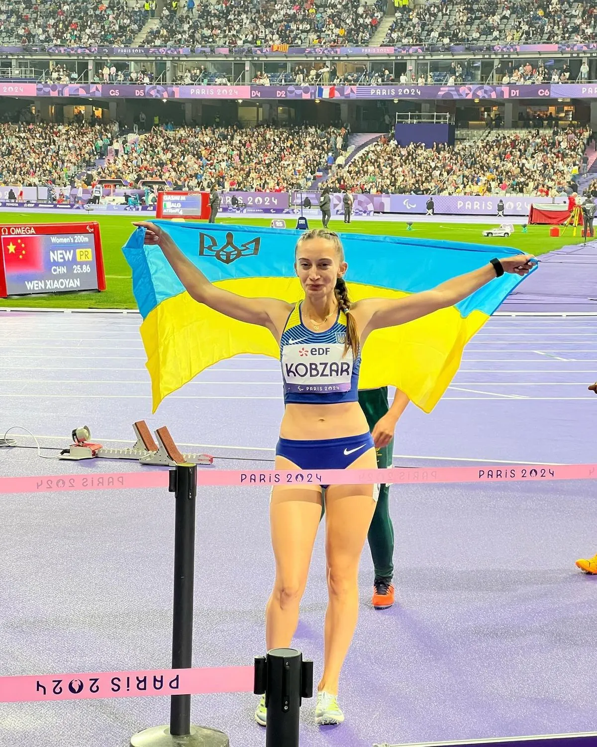 Наталія Кобзар виборола 9-те “золото” для України на Паралімпіаді в Парижі