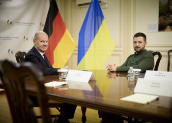 Зеленський у Нью-Йорку зустрівся з Шольцом (ФОТО)