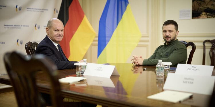 Зеленський у Нью-Йорку зустрівся з Шольцом (ФОТО)