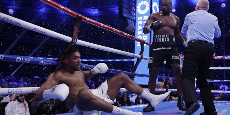 Після відмови Усика. Дюбуа нокаутом здобув звання чемпіона світу за версією IBF в бою з Джошуа (ВІДЕО)
