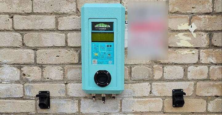 У Миколаєві – черговий випадок вандалізму на станції зарядки електрокарів: знов відрізаний кабель (ФОТО)