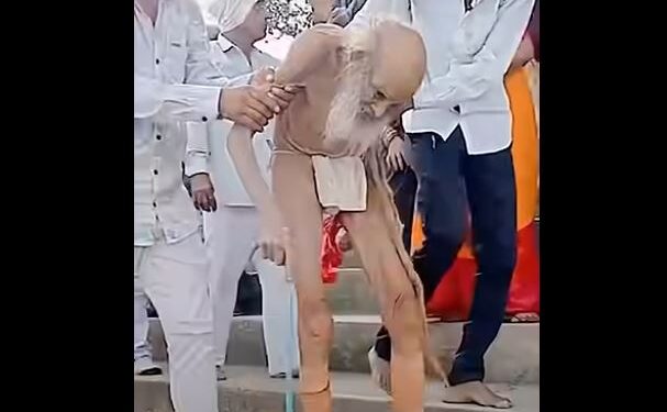 В Індії в печері знайшли відлюдника – йому 111 років (ВІДЕО)