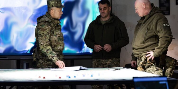 Сирський побував у Сумській області та на Курщині (ФОТО)