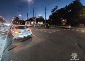 У Миколаєві п’яний водій здійснив ДТП – його відсторонили від керування патрульні (ФОТО)