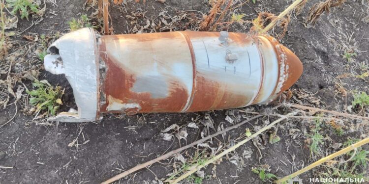 На Миколаївщині знищили бойову частину ворожої ракети з 300 кг вибухівки, яку нещодавно збила наша ППО (ФОТО)