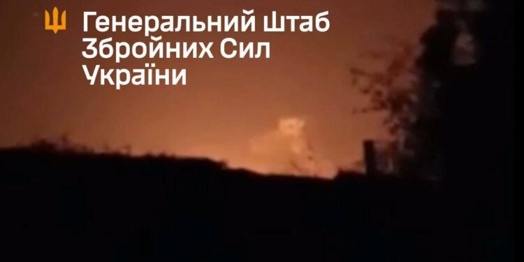 Атаку на нафтобазу в окупованих Ровеньках здійснило ГУР, – Генштаб