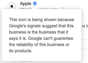 Google тестує функцію верифікації компаній у пошуку