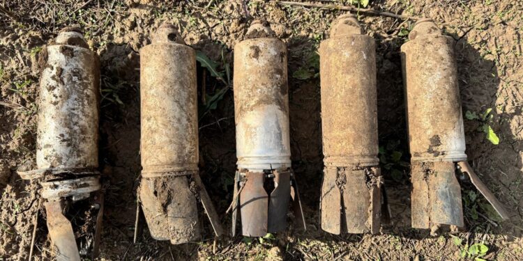 На Миколаївщині вибухотехніки поліції знищили касетні боєприпаси, які знайшли місцеві мешканці (ФОТО)