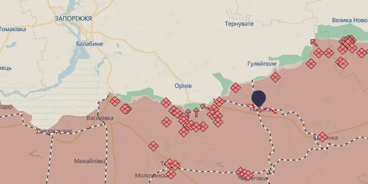 Росіяни знов перекидають резерви на Запоріжжя