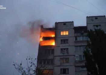 Внаслідок атаки дронів на Киїів  зафіксовано падіння уламків в 6 районах столиці