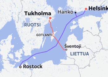 Ніхто не вірить в випадковість – морський кабель між Швецією та Литвою також пошкоджено