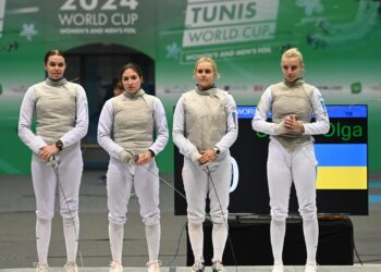 Рапіристка Аліна Полозюк з Миколаєва та її подруги по команді здобули «срібло» Кубку світу (ФОТО)