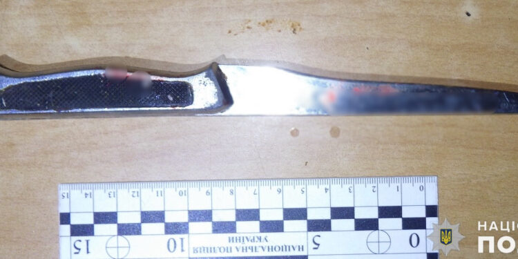 У Баштанському районі Миколаївщини поліцейські затримали чоловіка за підозрою у вбивстві односельця ножем (ФОТО)