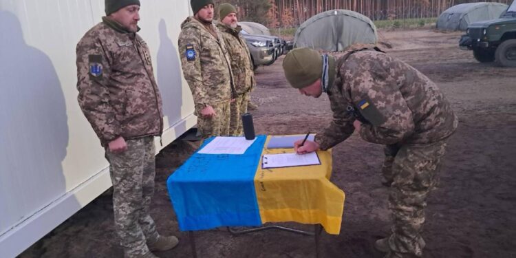 Перша група добровольців «Українського легіону» в Польщі склала Військову присягу (ФОТО)