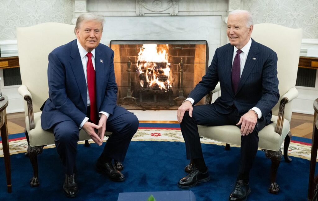 Байден і Трамп зустрілися у Білому домі. Як це було (ФОТО) 7