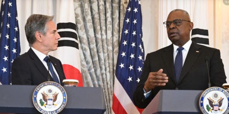 Артилерія, БПЛА, піхота – Остін і Блінкен про те, як РФ хоче задіяти солдат КНДР, і про нову допомогу Україні